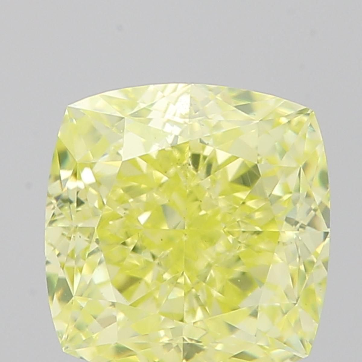 Diament 1.13 ct Fancy Intense Greenish Yellow/VS1