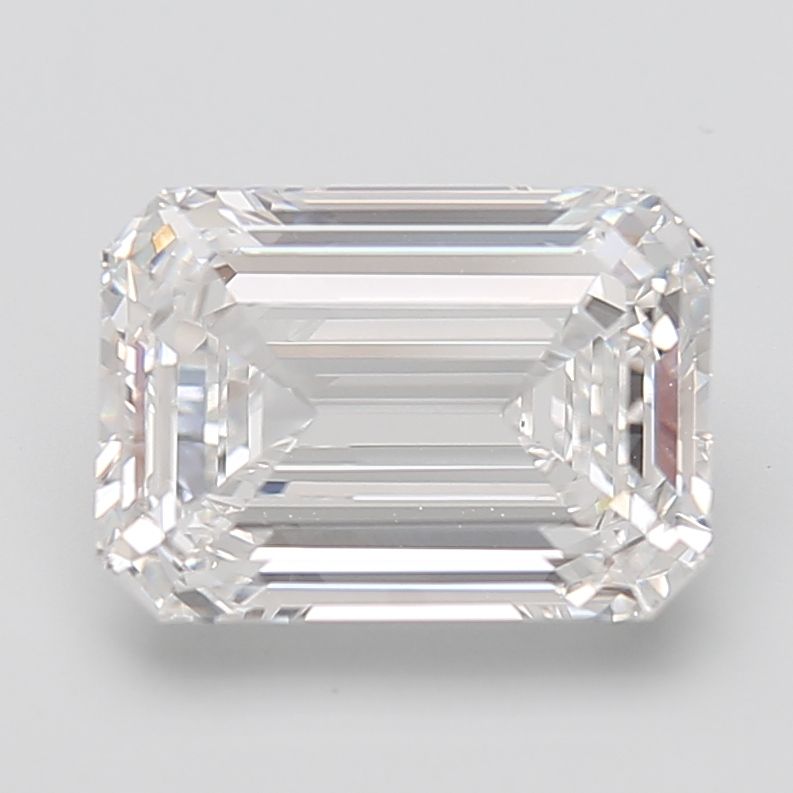 7.08 ct. emerald Lab Grown Diamond front image
