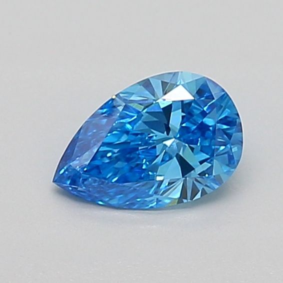 0.44 CT Fancy Vivid Blue PEAR