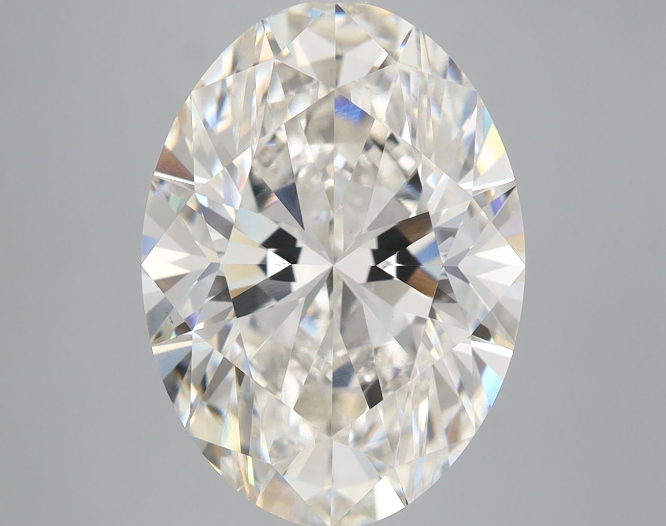 7.20 ct. oval Lab Grown Diamond front image