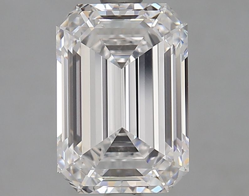Diamant Émeraude 3.03 ct - Couleur D - Pureté VVS1