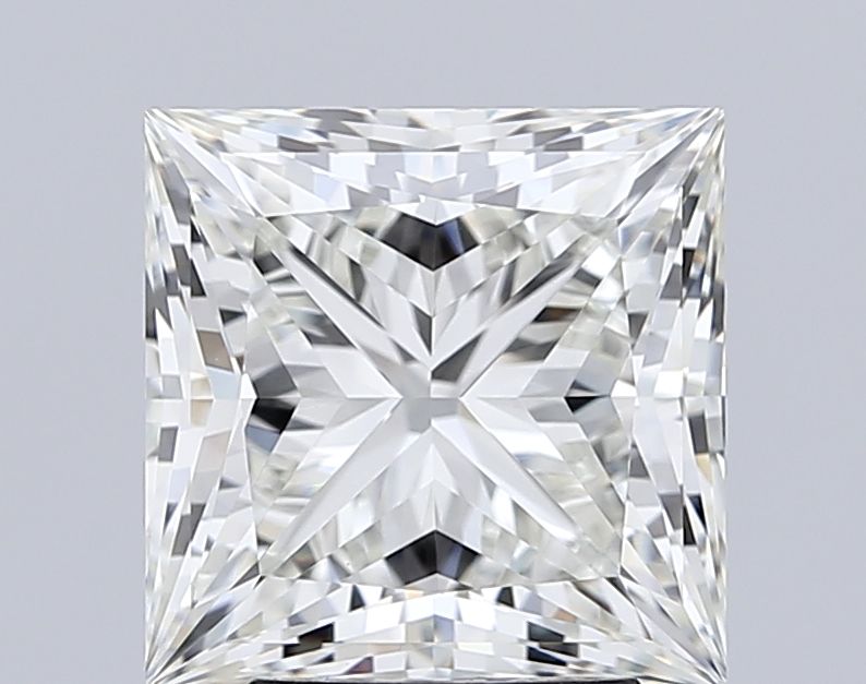 4.10 ct. princess Lab Grown Diamond front image