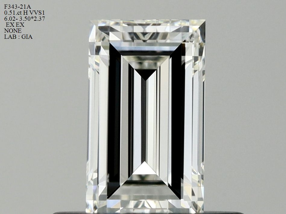 0.51 ct Baguette Diamond