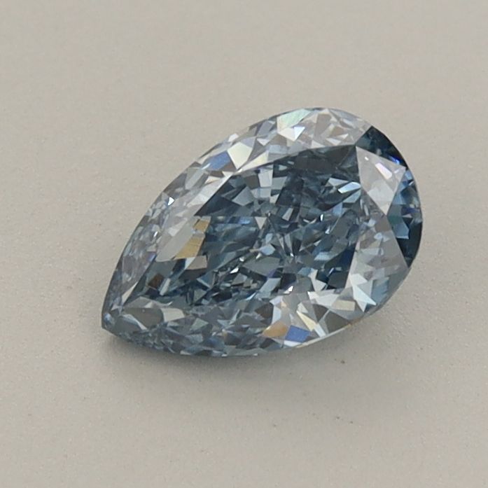 0.63 CT Fancy Vivid Blue PEAR