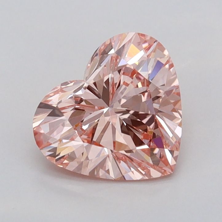 0.97 CT Fancy Vivid Pink HEART