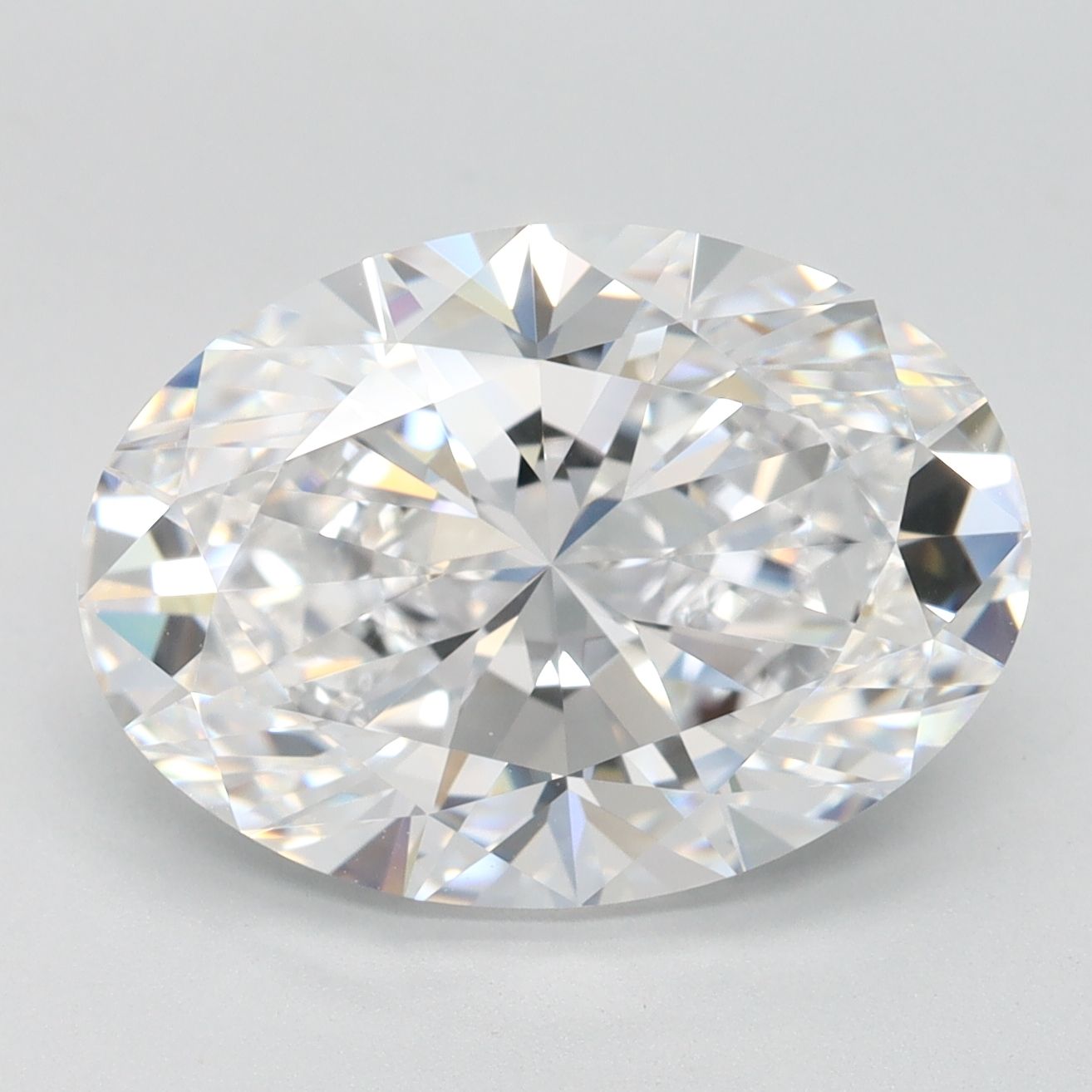 5.25 ct. oval Lab Grown Diamond front image