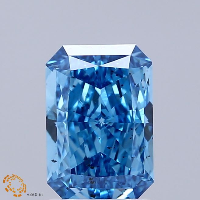 1.5 CT Fancy Vivid Blue RADIANT