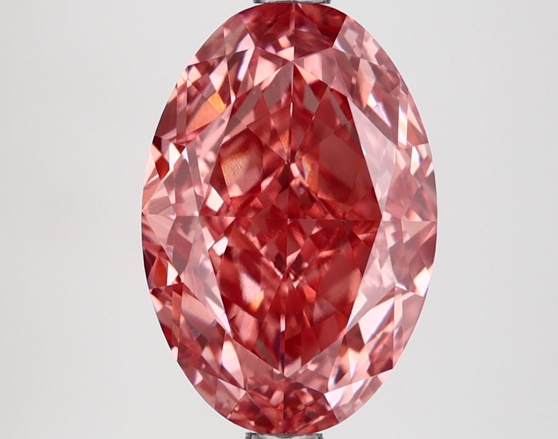 3.87 ct. oval Lab Grown Diamond front image