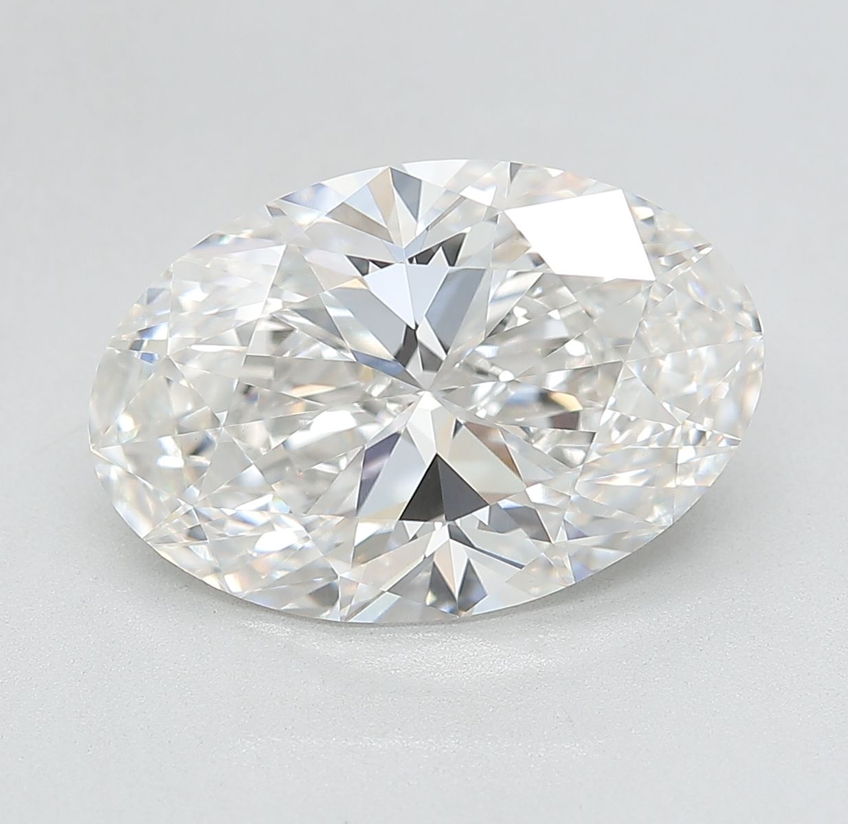 5.15 ct. oval Lab Grown Diamond front image