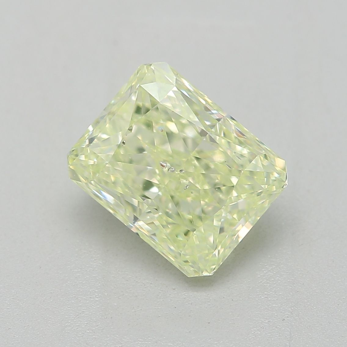 Diament 1.11 ct Fancy Yellow Green/SI2