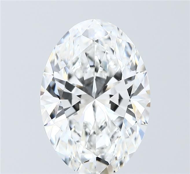 6.08 ct. oval Lab Grown Diamond front image