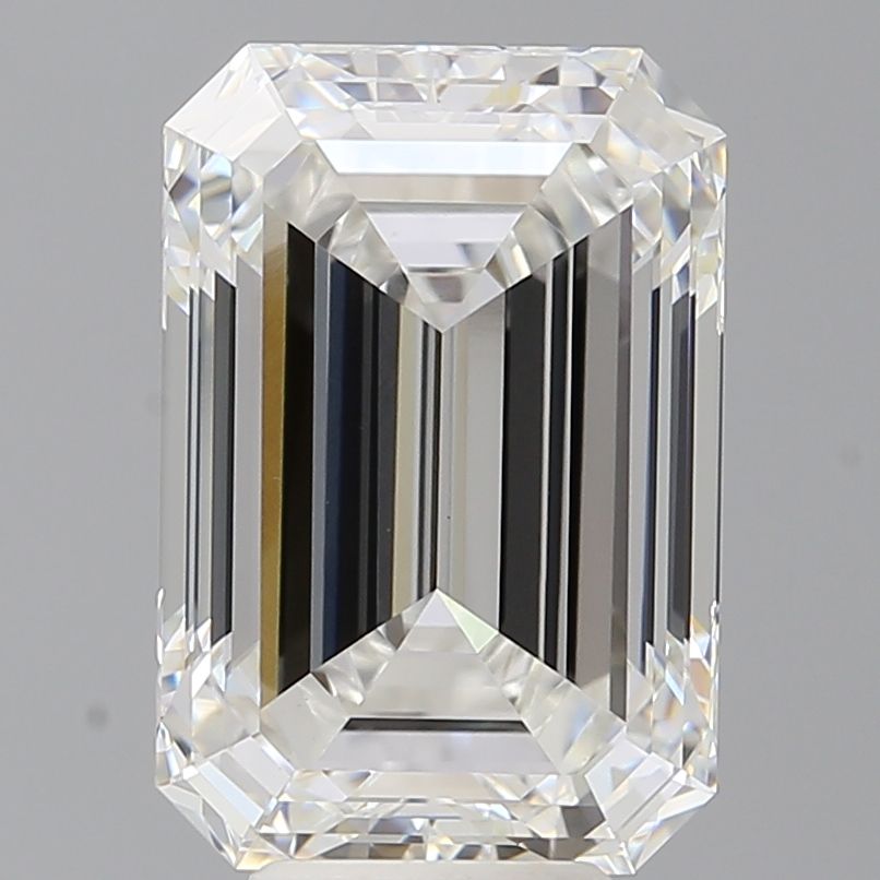 7.10 ct. emerald Lab Grown Diamond front image