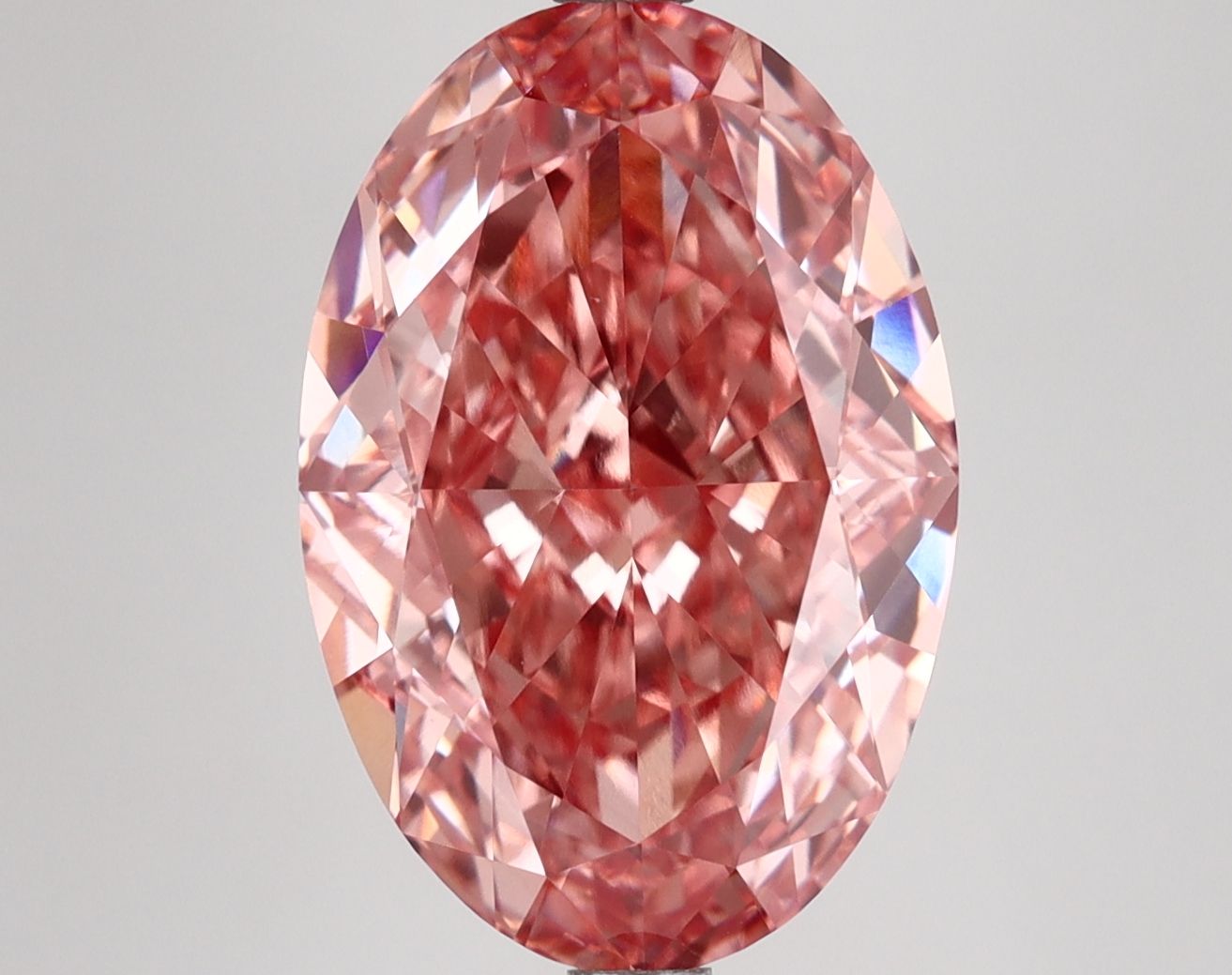 6.51 ct. oval Lab Grown Diamond front image