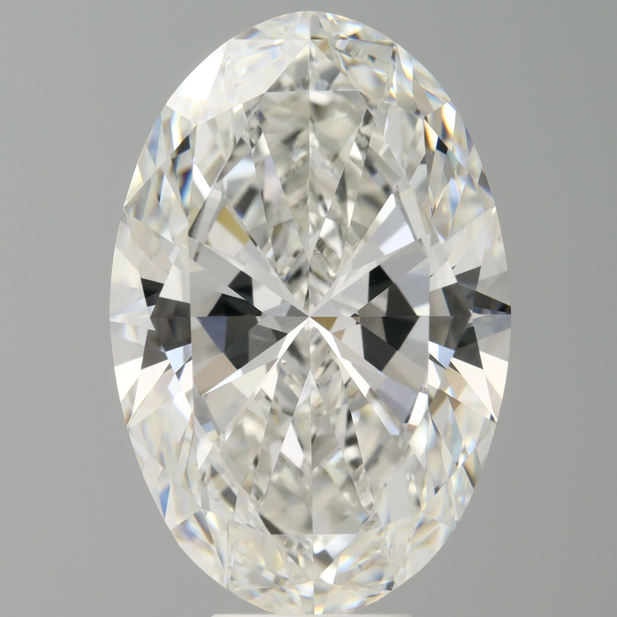 9.10 ct. oval Lab Grown Diamond front image