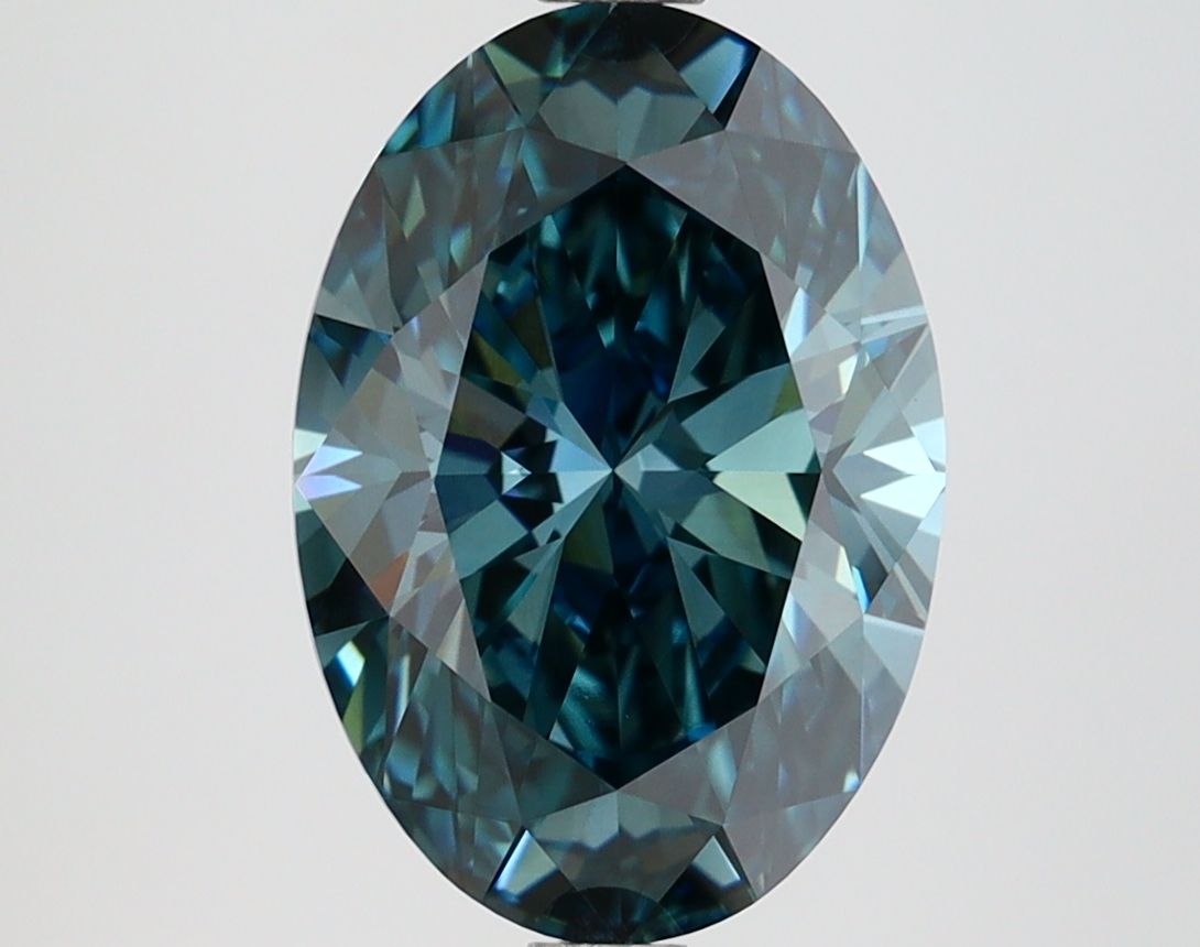 3.08 ct. oval Lab Grown Diamond front image