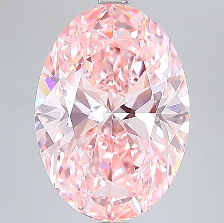 8.02 ct. oval Lab Grown Diamond front image
