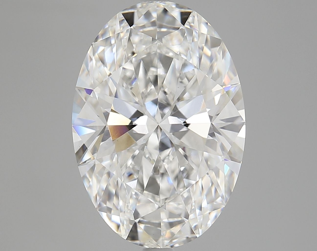 7.08 ct. oval Lab Grown Diamond front image