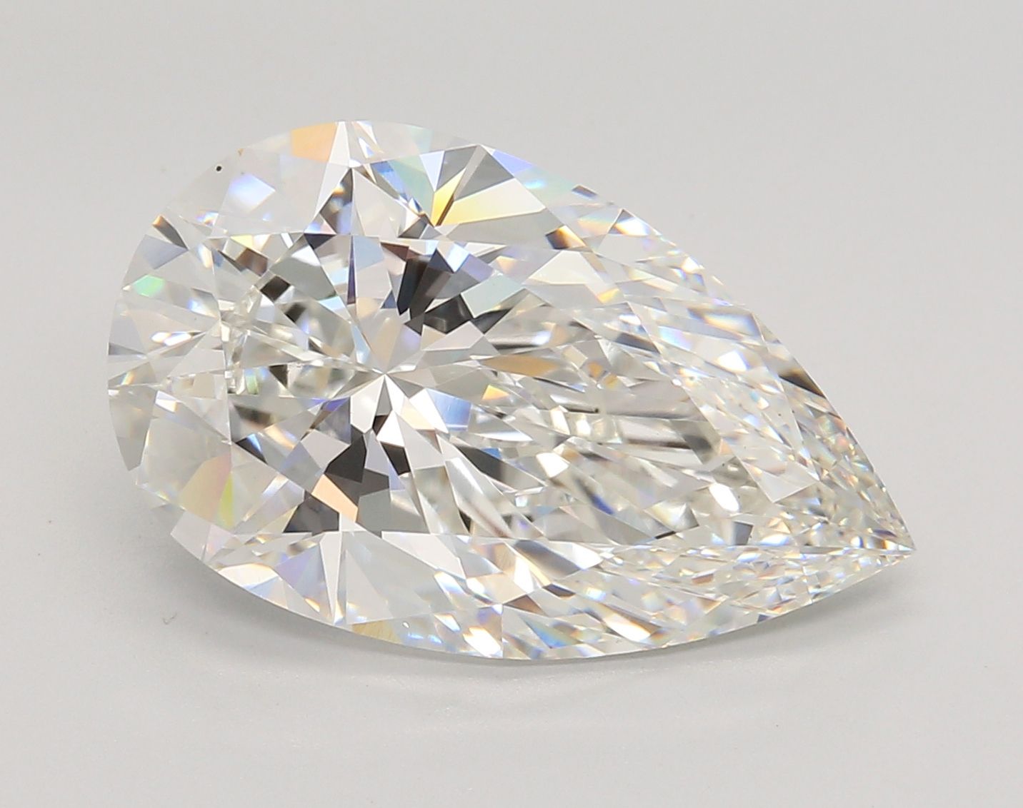 8.03 ct. pear Lab Grown Diamond front image