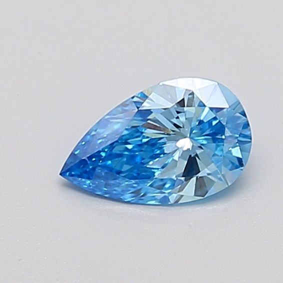 0.36 CT Fancy Vivid Blue PEAR
