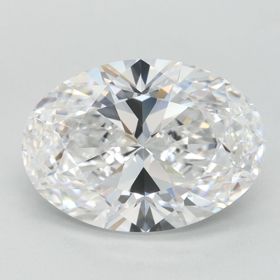 3.42 ct. oval Lab Grown Diamond front image