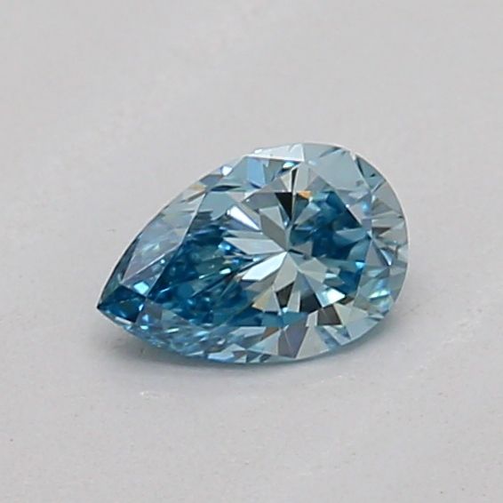 0.19 CT Fancy Vivid Blue PEAR