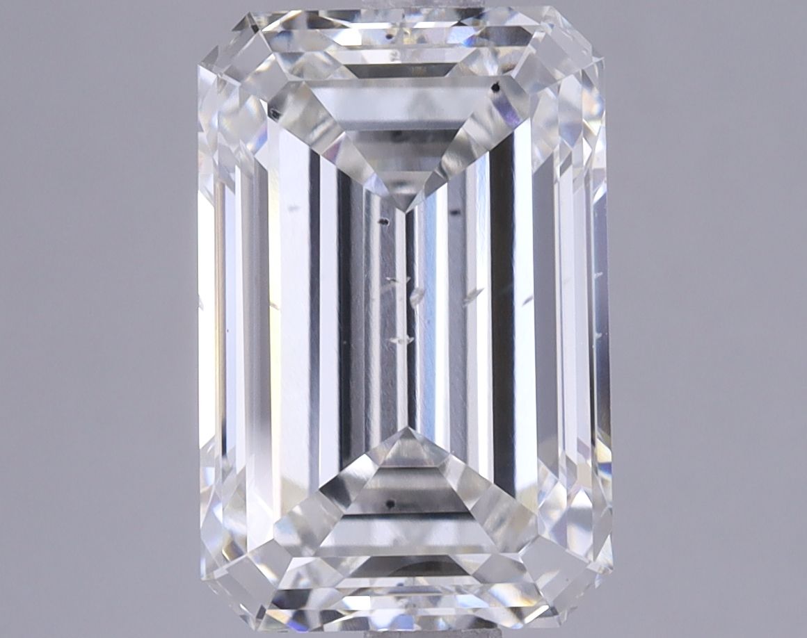 3.68 ct. emerald Lab Grown Diamond front image