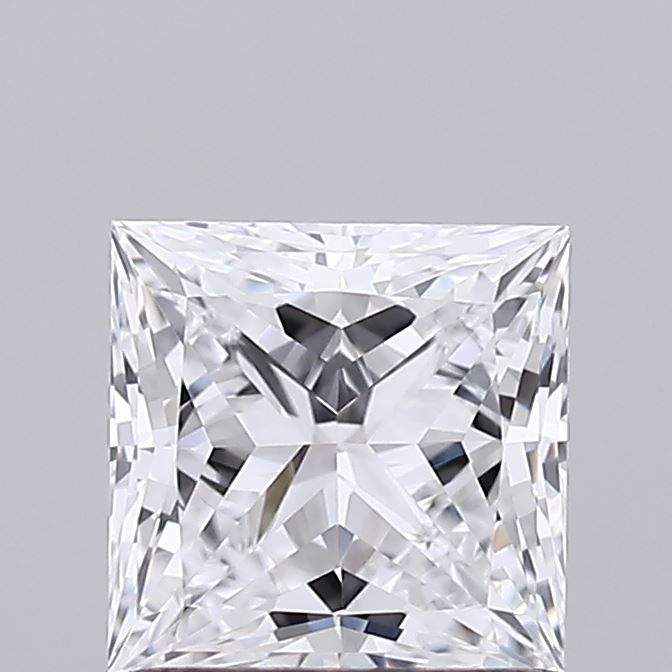 1 ct lab-grown Princess Diamond