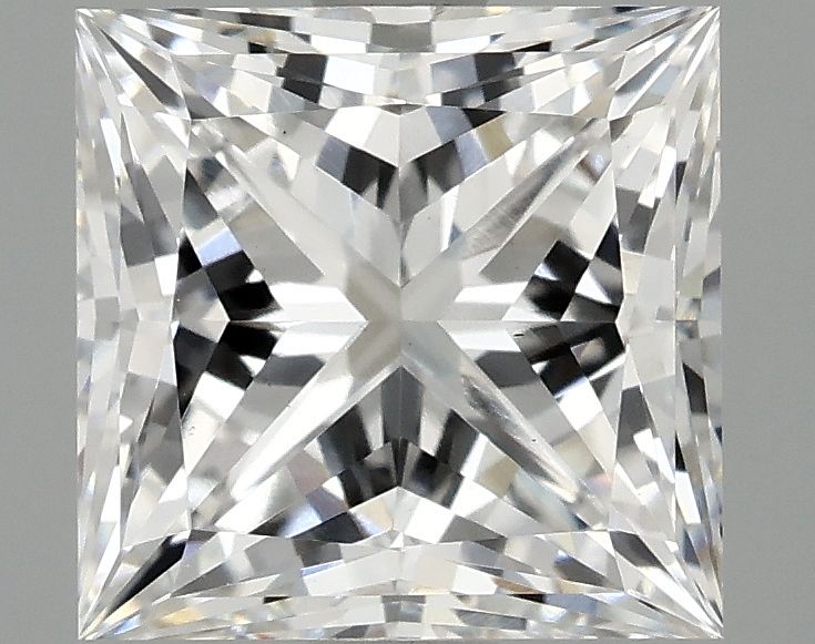 2.10 ct. princess Lab Grown Diamond front image
