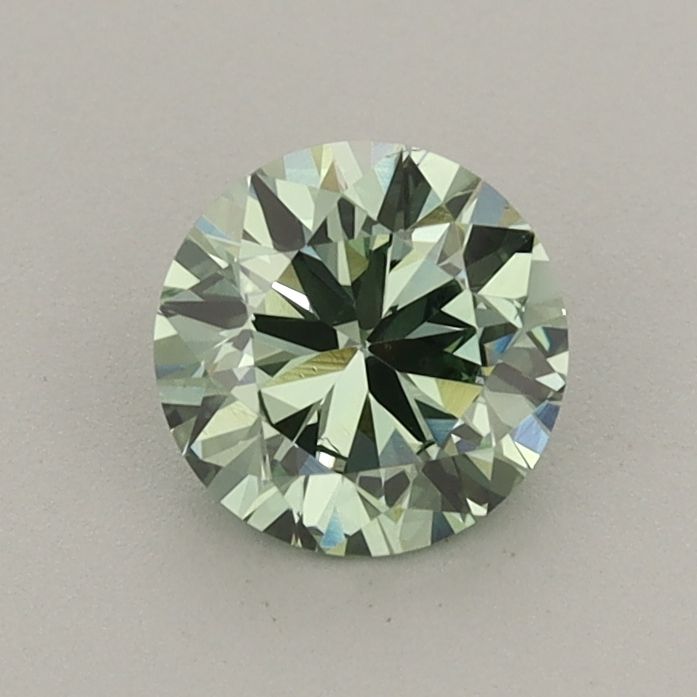 0.7 CT Fancy Vivid Green ROUND