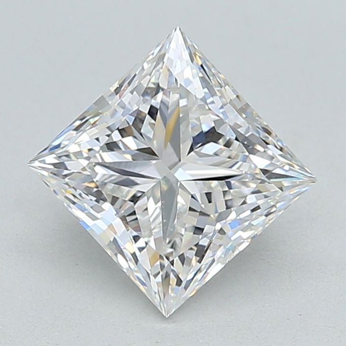 1.70 ct. princess Lab Grown Diamond front image