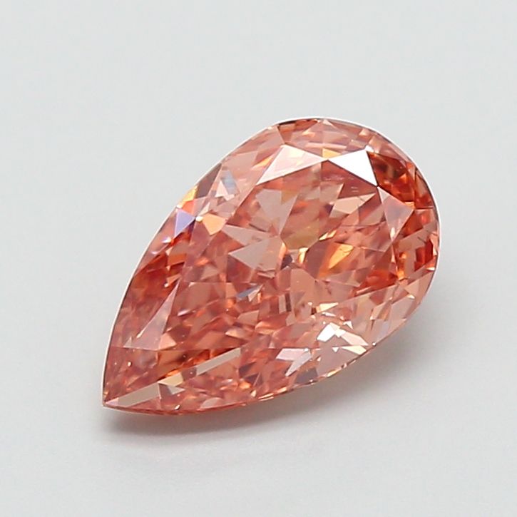 1.53 CT Fancy Yellowish Brown PEAR