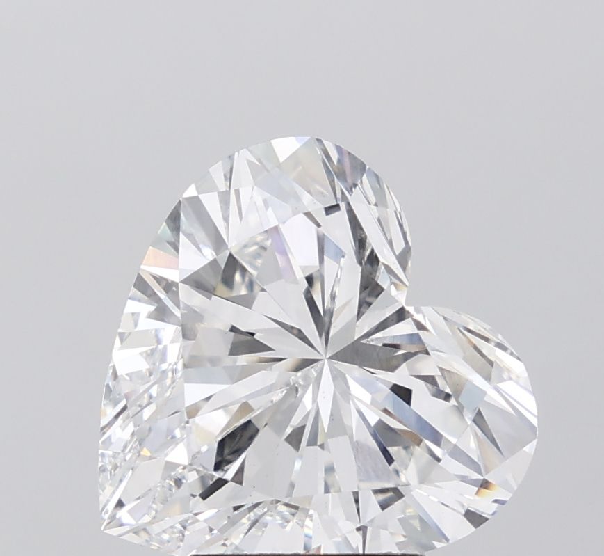 5.55 ct. heart Lab Grown Diamond front image