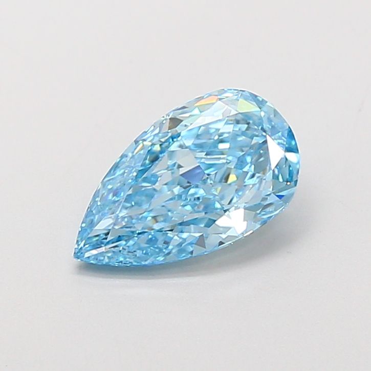 1.58 CT Fancy Vivid Blue PEAR