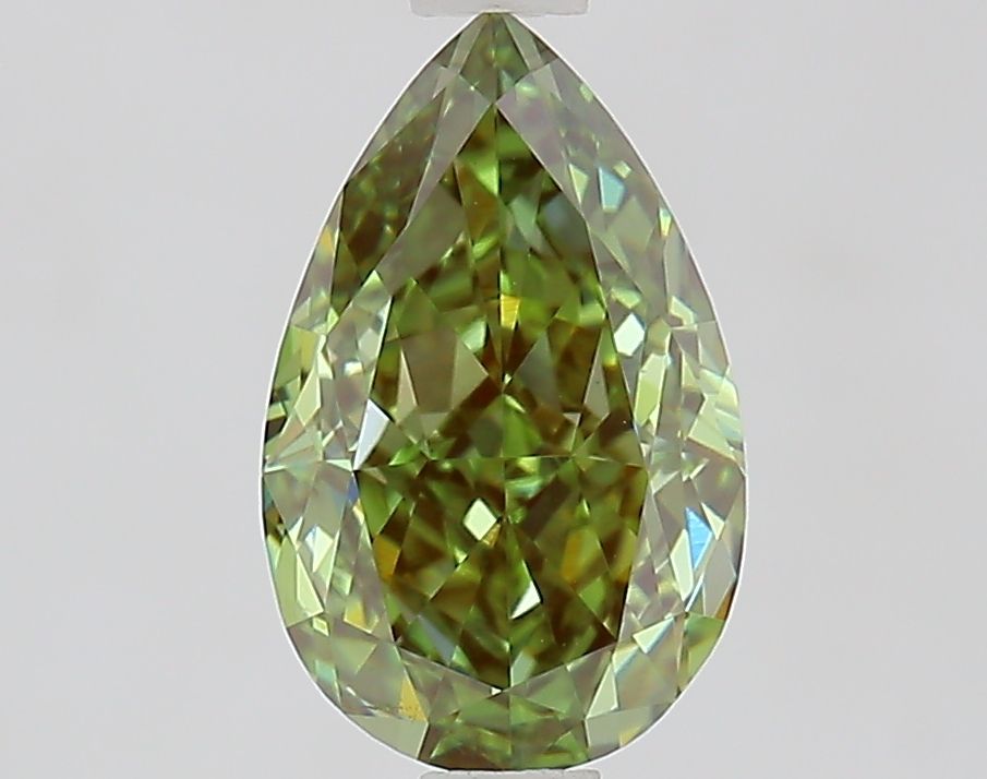 1.55 CT Fancy Vivid Green PEAR