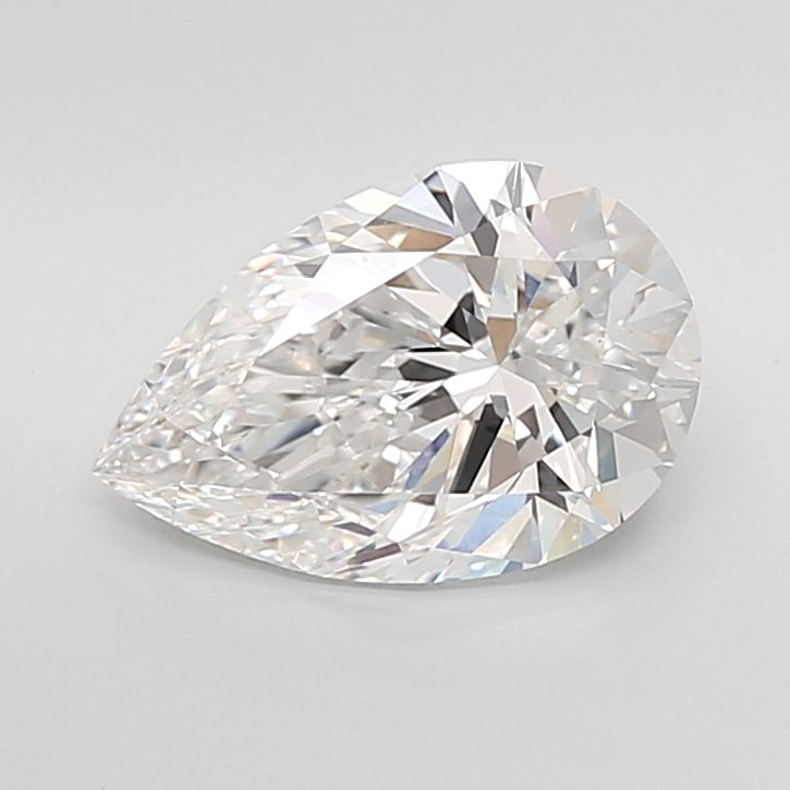 Diamant Poire 3.53 ct - Couleur F - Pureté VS1