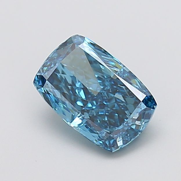 1.78 CT Fancy Vivid Blue CUSHION MODIFIED