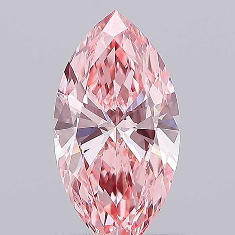 0.61 CT Fancy Intense Pink MARQUISE