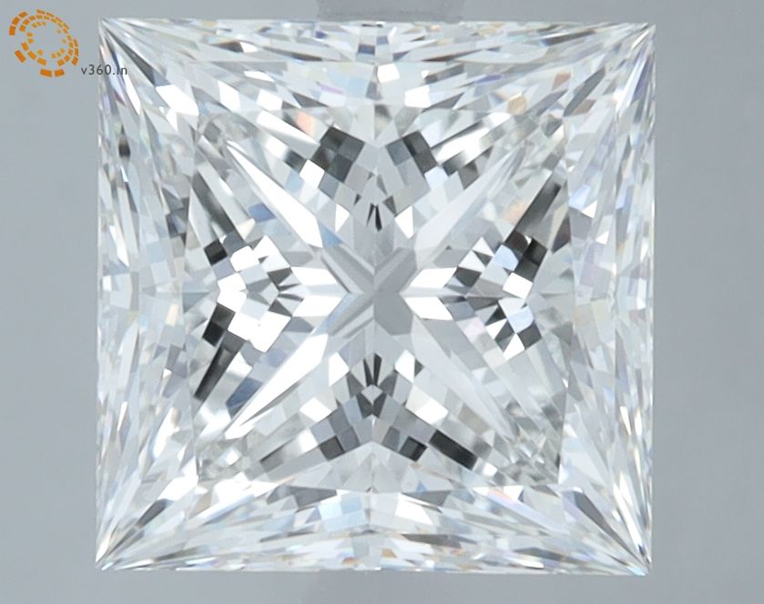 3.52 ct. princess Lab Grown Diamond front image