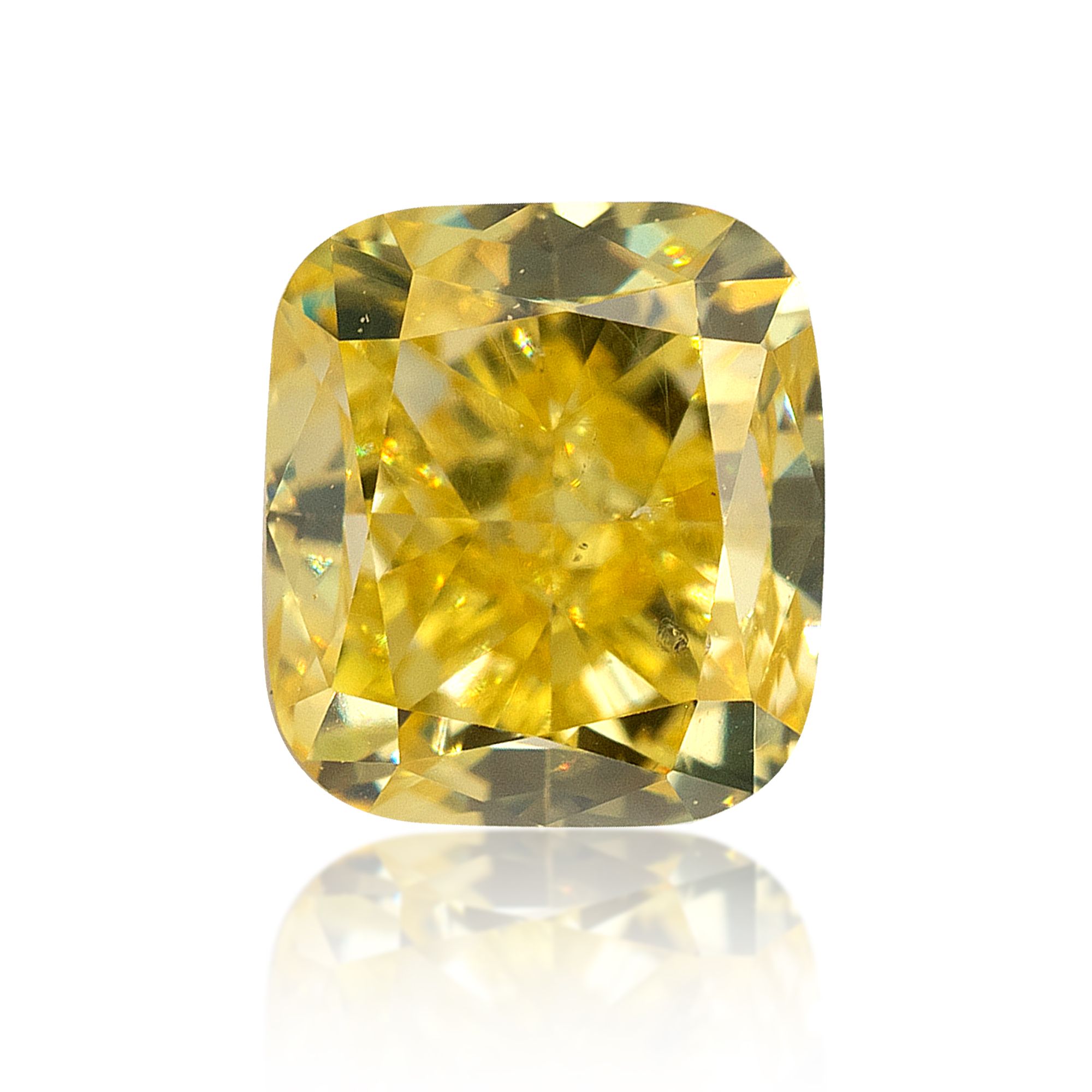 Diament 0.4 ct Fancy Intense Yellow/SI1