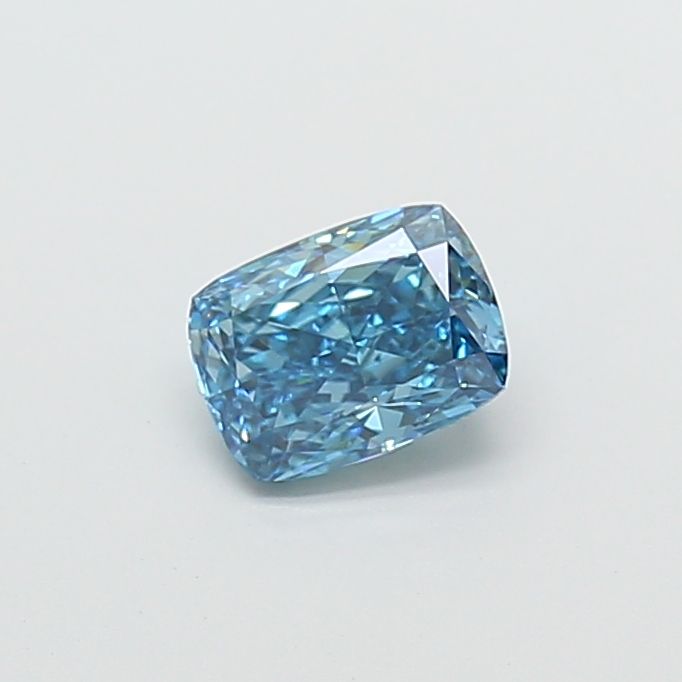 1.32 CT Fancy Vivid Blue CUSHION MODIFIED