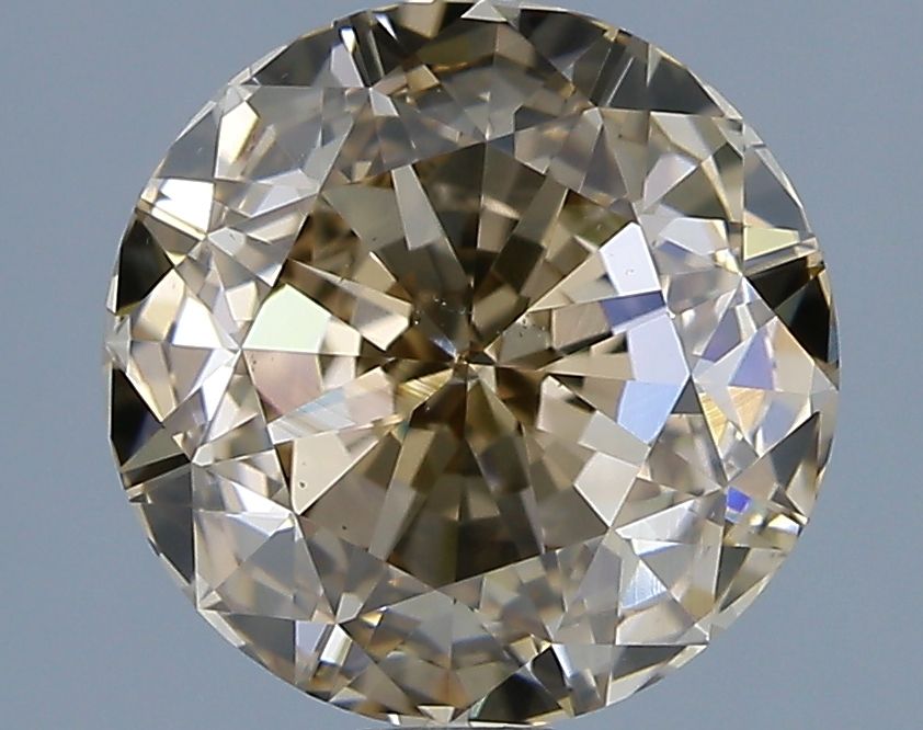 Diament 2.14 ct Brown Yellow/VS2