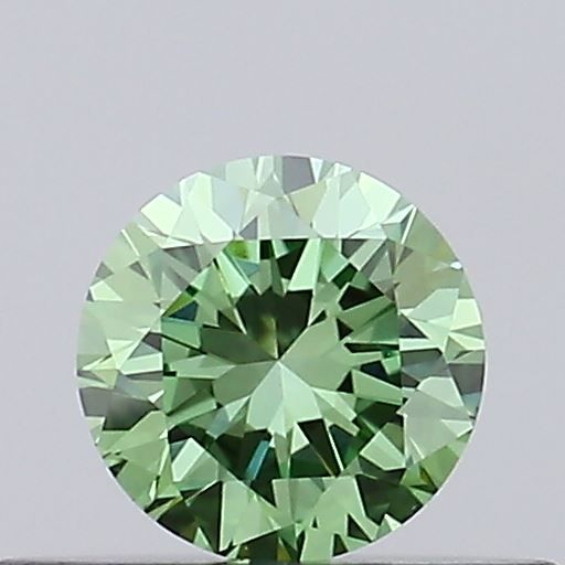 0.29 CT Fancy Vivid Green ROUND
