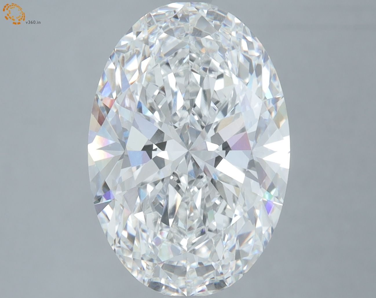 5.02 ct. oval Lab Grown Diamond front image