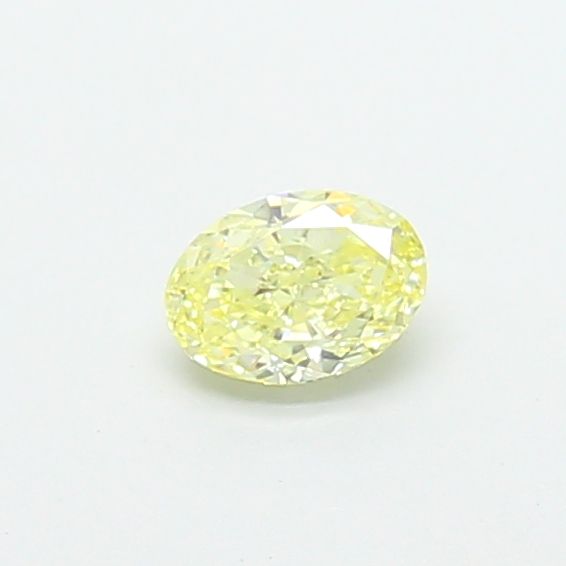 0.43 CT Fancy Light Yellow OVAL