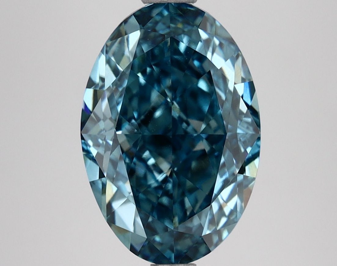 3.92 ct. oval Lab Grown Diamond front image