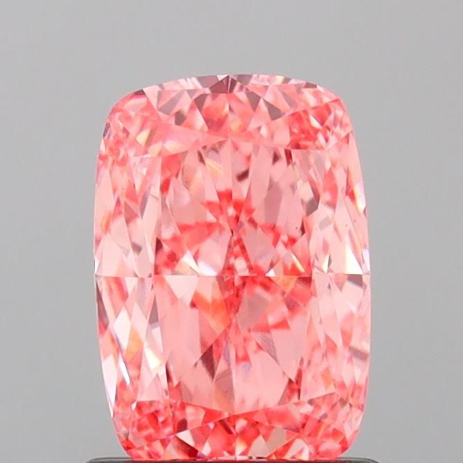 1.12 CT Fancy Vivid Pink CUSHION MODIFIED