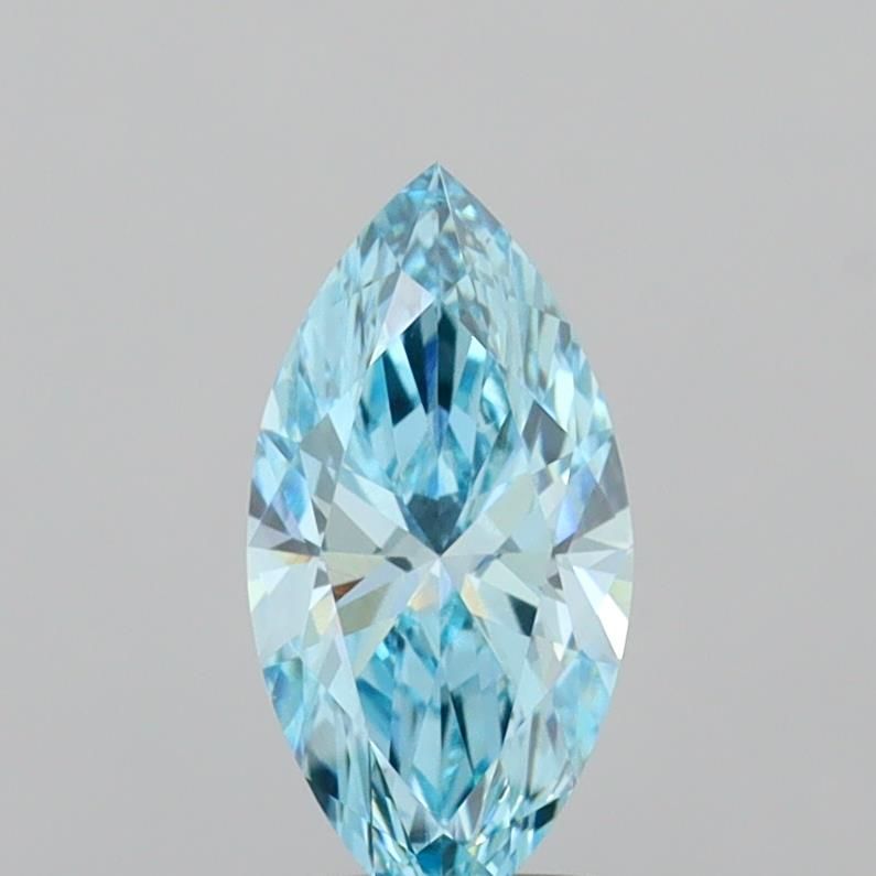 1.25 CT Fancy Vivid Blue MARQUISE