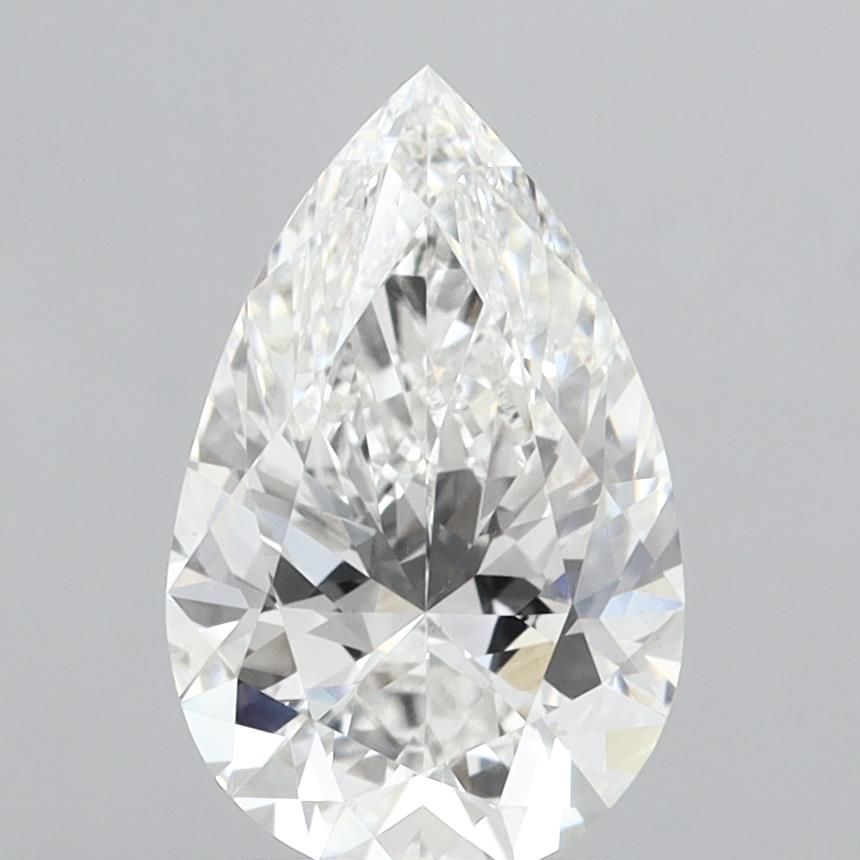 3.04 carat f VS1 EX Cut IGI pear diamond