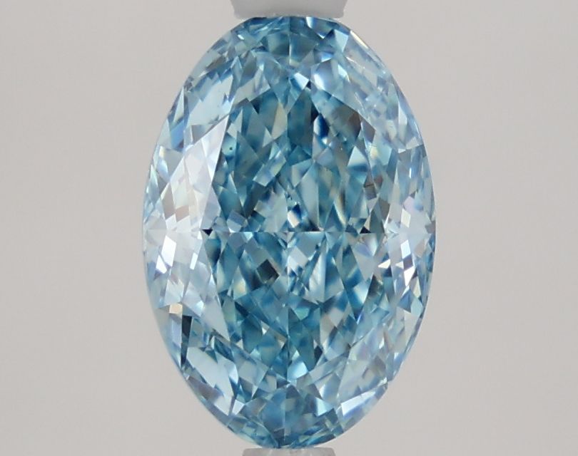 1.81 CT Fancy Vivid Blue OVAL