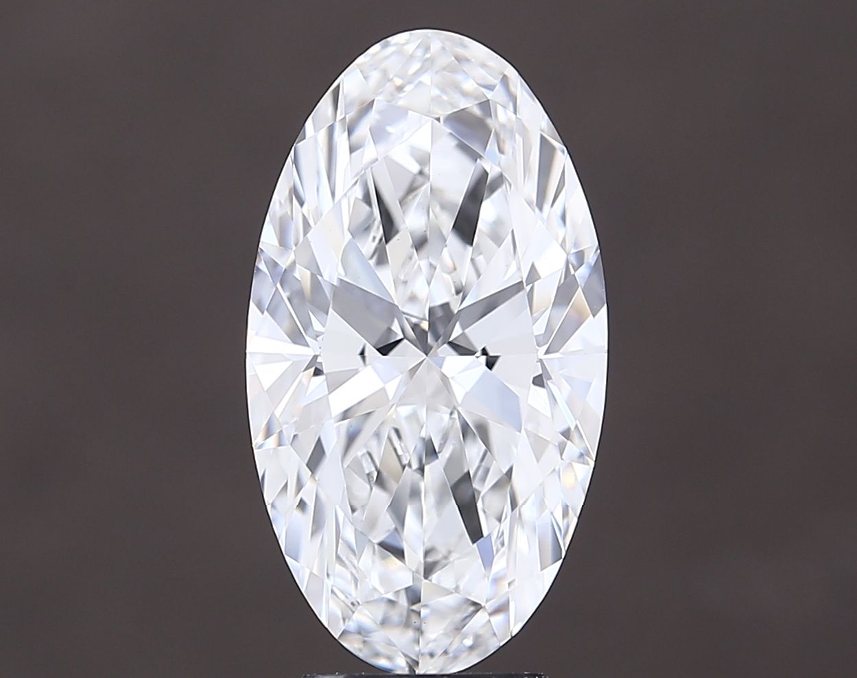 5.71 ct. oval Lab Grown Diamond front image
